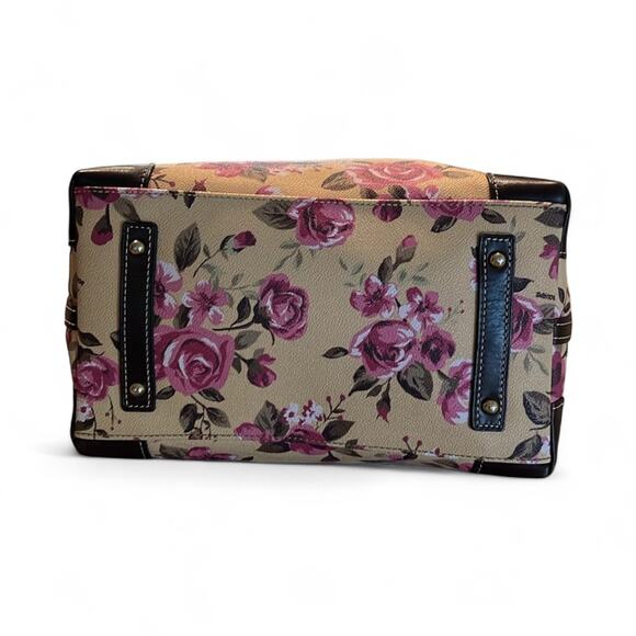 Dooney & Bourke Pink Floral Shoulder Bag - Picture 3 of 11